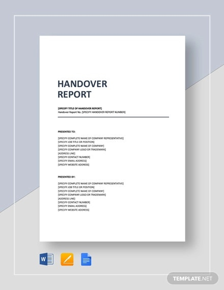 13 FREE Property Handover Templates In PDF Word Free Premium 