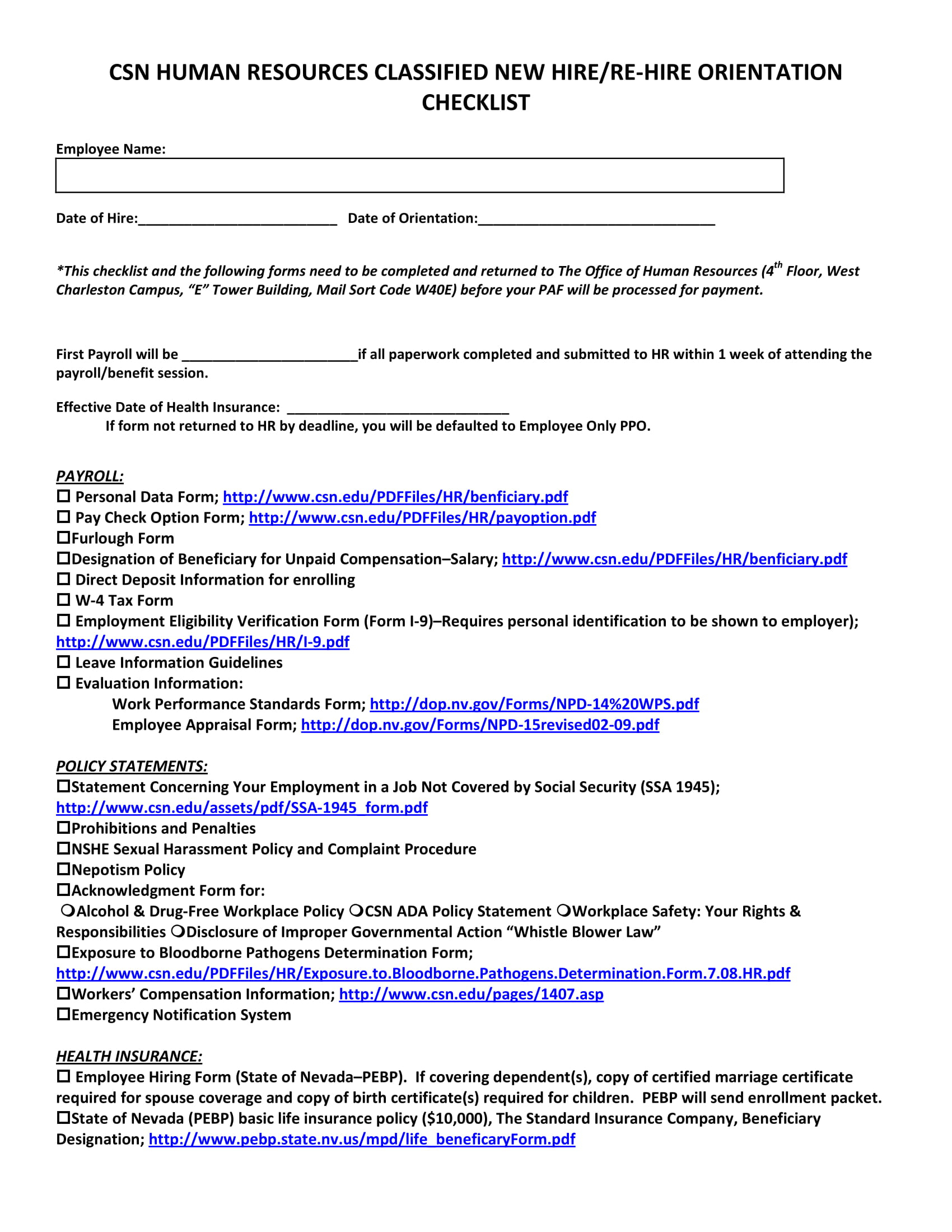 14 New Employee Orientation Program Checklist PDF Examples