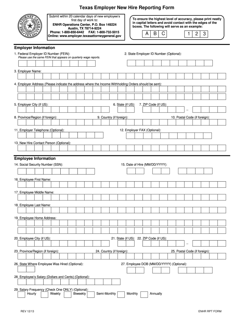 2011 TX ENHR RPT Form Fill Online Printable Fillable Blank PdfFiller