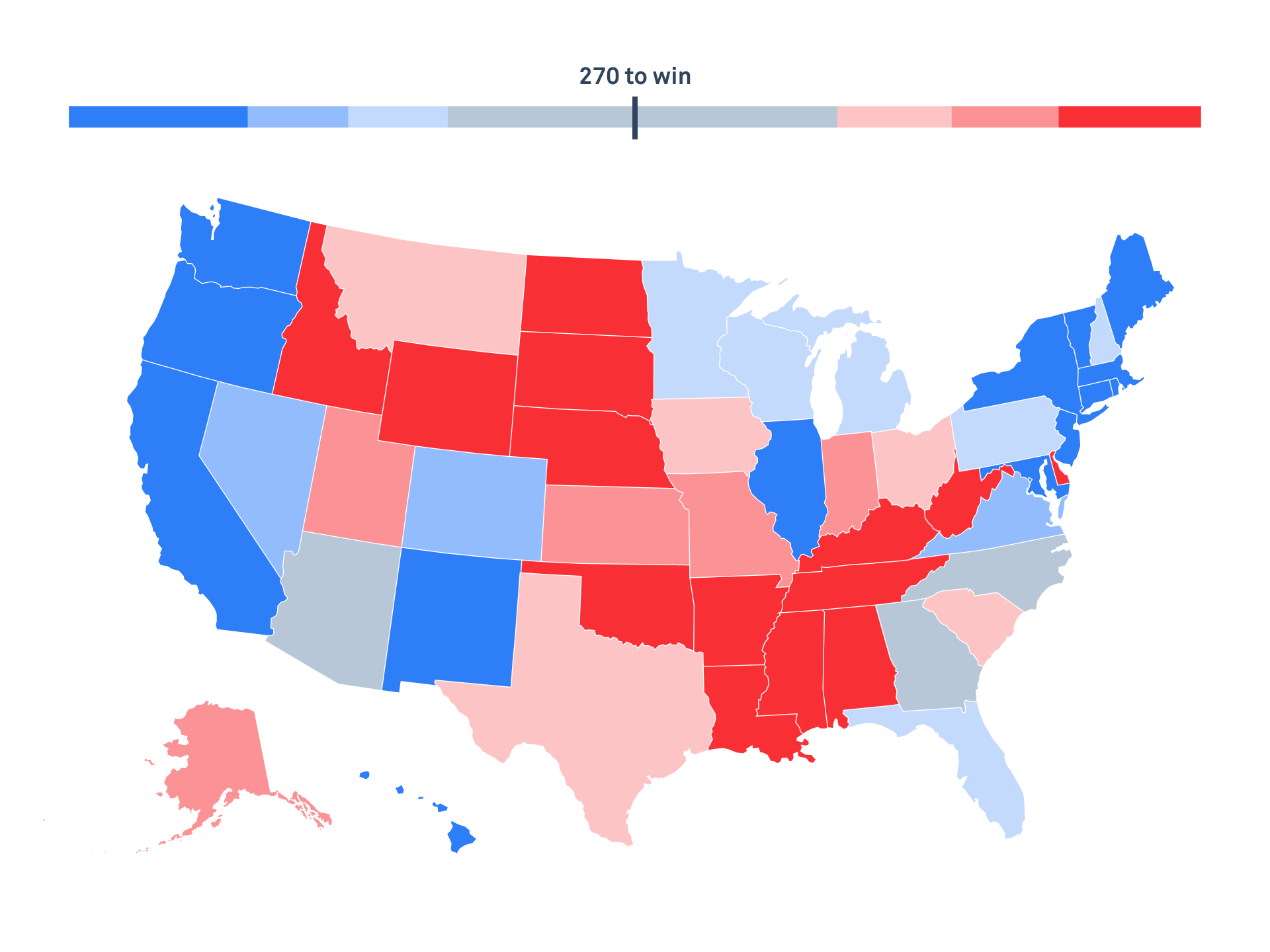 2020 Electoral College Map PBS NewsHour