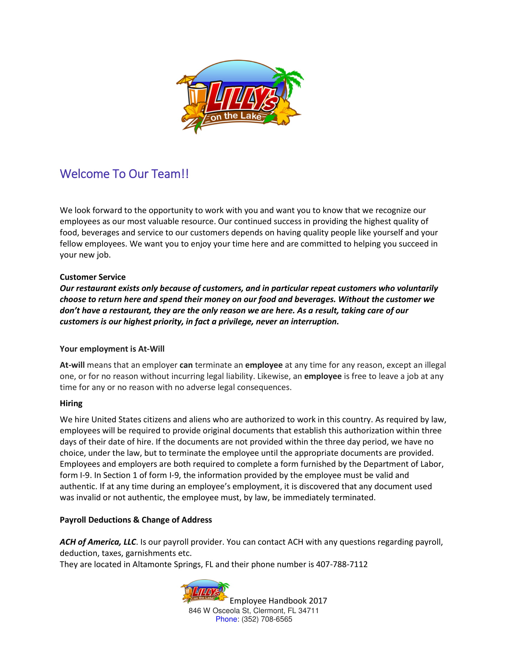 9 New Hire Welcome Letter Examples PDF Examples