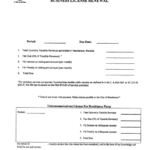 Business License Renewal Form City Of Henderson Printable Pdf Download