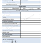 Employee Evaluation Template Sample Forms Evaluation Employee