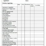 Employee Interview Evaluation Form Elegant Interview Evaluation Form 12