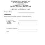 FREE 5 Employee Payroll Change Forms In PDF MS Word