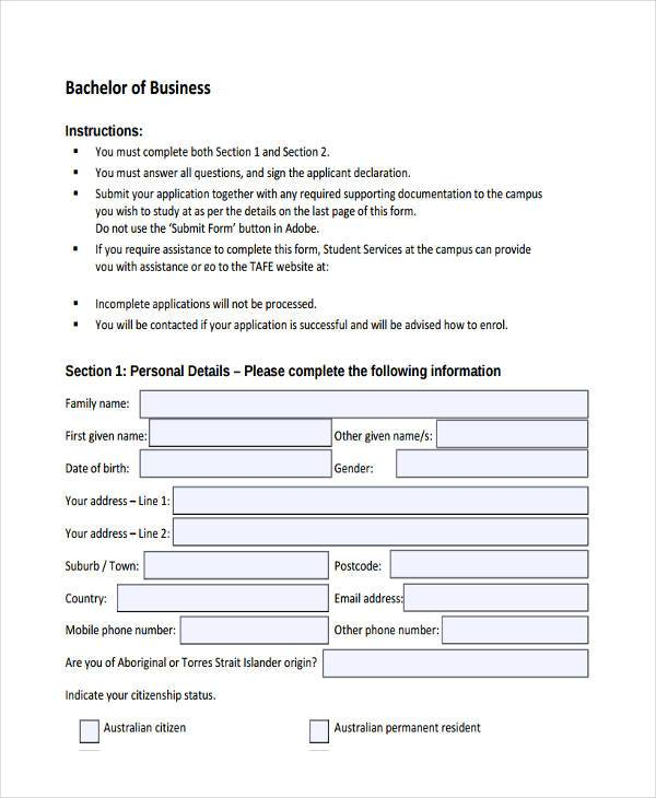 FREE 9 Sample Business Short Forms In PDF MS Word Excel