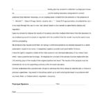 Free Drug Alcohol Testing Consent Form Word PDF EForms