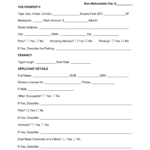 Free Mississippi Rental Application Form PDF EForms
