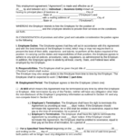 Free Missouri Employment Contract Templates PDF Word EForms