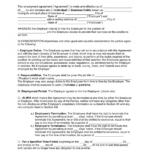 Free North Carolina Employment Contract Templates PDF Word EForms