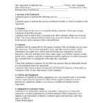 Free Printable Service Contract Forms Free Printable