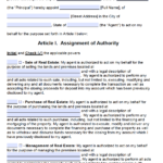 Free Real Estate Power Of Attorney New Jersey Form PDF Word