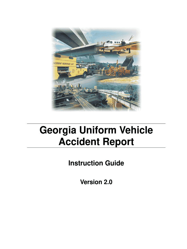 GA Uniform Vehicle Accident Report Fill And Sign Printable Template 