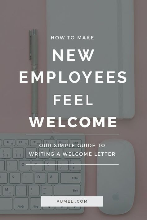 How To Write A Welcome Letter To New Employees Welcome Letter 