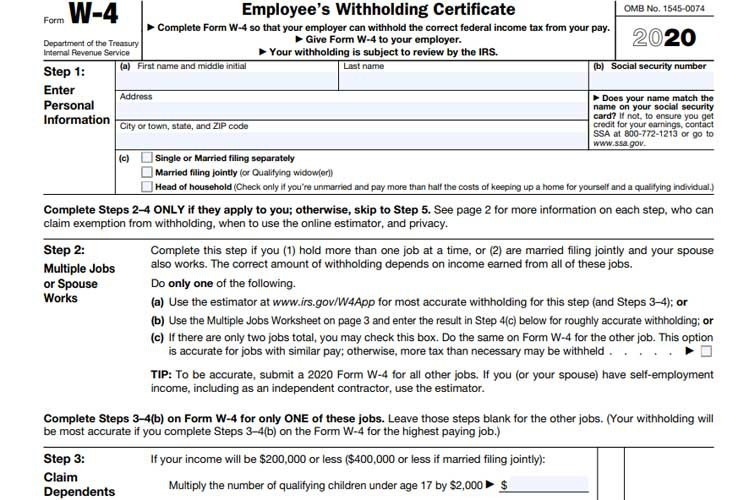 Learn About The New W 4 Form Plus Our Free Calculators Are Here To 