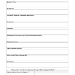 New Employee 30 60 90 Day Evaluation Form Printable Pdf Download