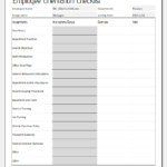 New Hire Orientation Checklist Template Excel Templates