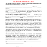 Oklahoma 5 Day Notice To Quit Form Non Payment Of Rent EForms