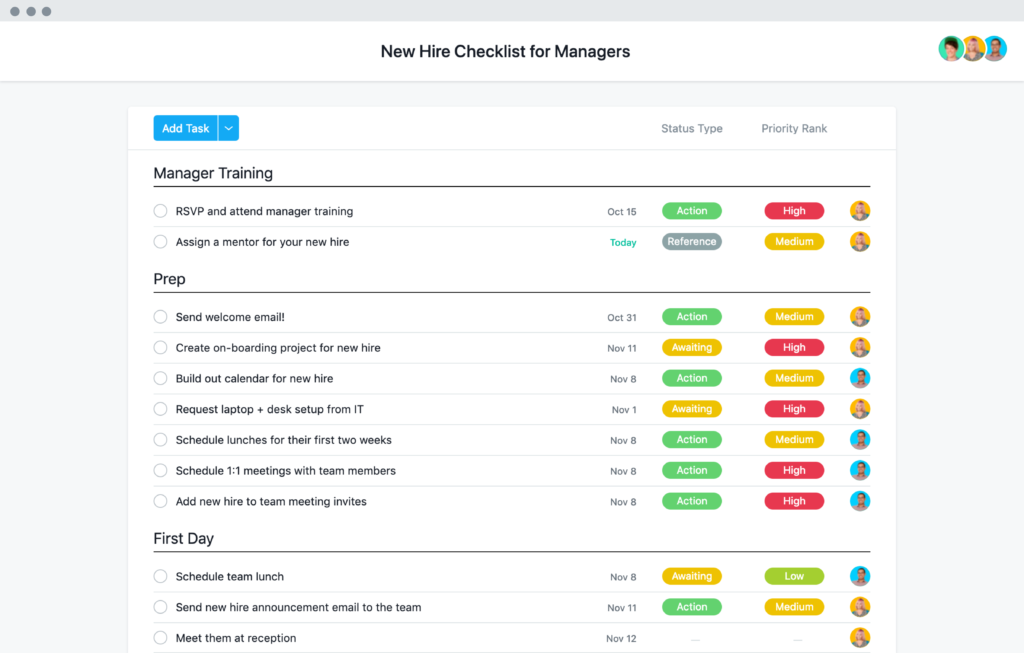 Onboarding Checklist Template