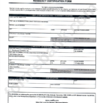 Pa Local Earned Income Tax Residency Certification Form Printable Pdf
