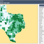 US Counties Heat Map Generators Editable County Heat Map Shapes