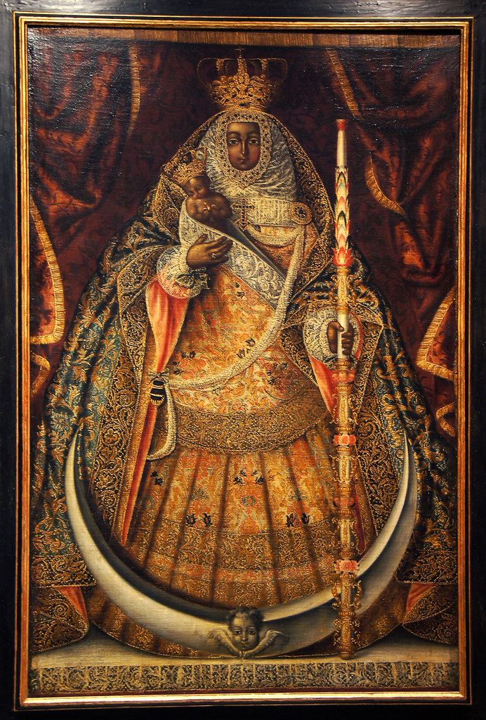 Virgen De La Candelaria Virgin Of Candlemass This Painting Flickr