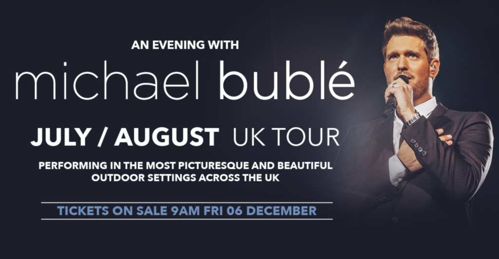 An Evening With Michael Bubl Events Concerts At Powderham Castle