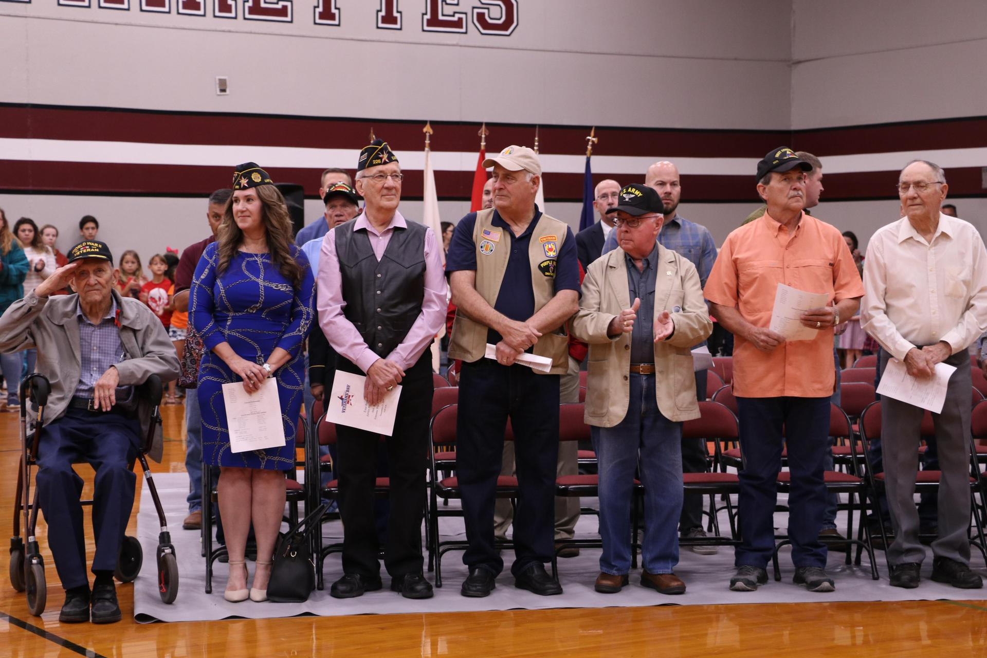 East Bernard JH Veteran s Day Progarm East Bernard Junior High East 