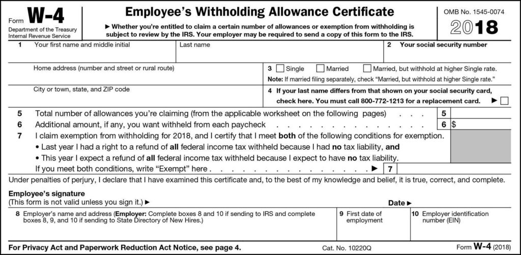 Irs Forms W2 2018 Form Resume Examples a6YnJONYBg