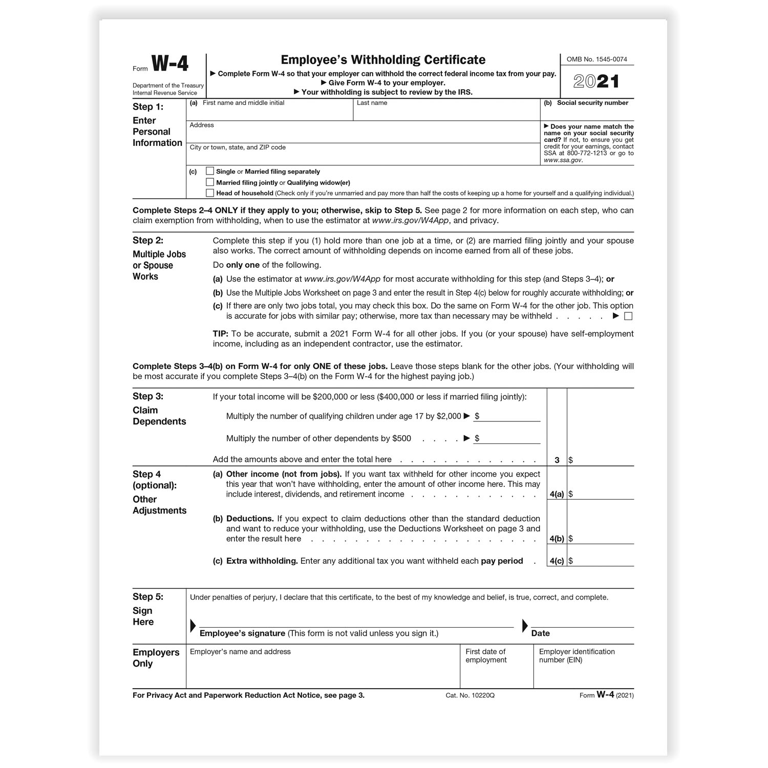 Wisconsin New Hire Reporting Form